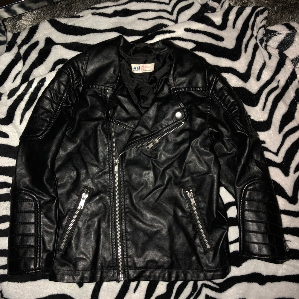 H&M Girls motorcycle jacket